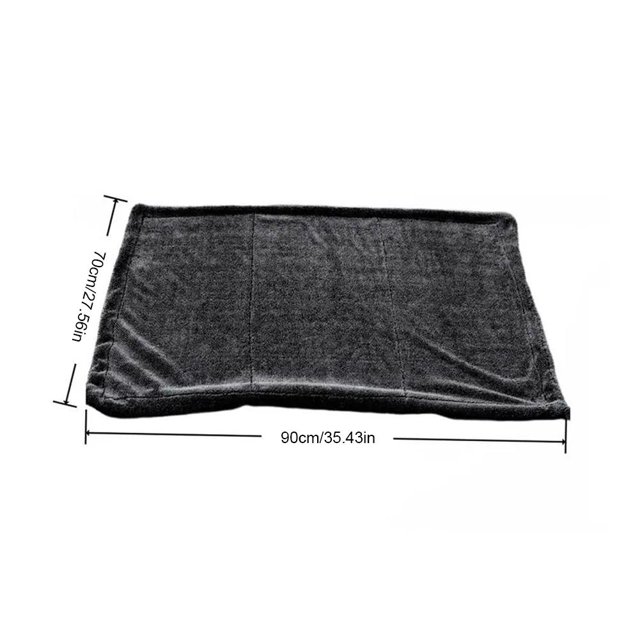 Microfibre Car Drying Towel Super Absorbent Grey Large Thick Polishing Clot U2G0