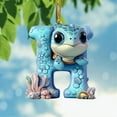 thumbnail image 2 of Sea Turtle Ornament Letter Turtle Shaped Cute Ornament Desk Shelf Gift, 2 of 2