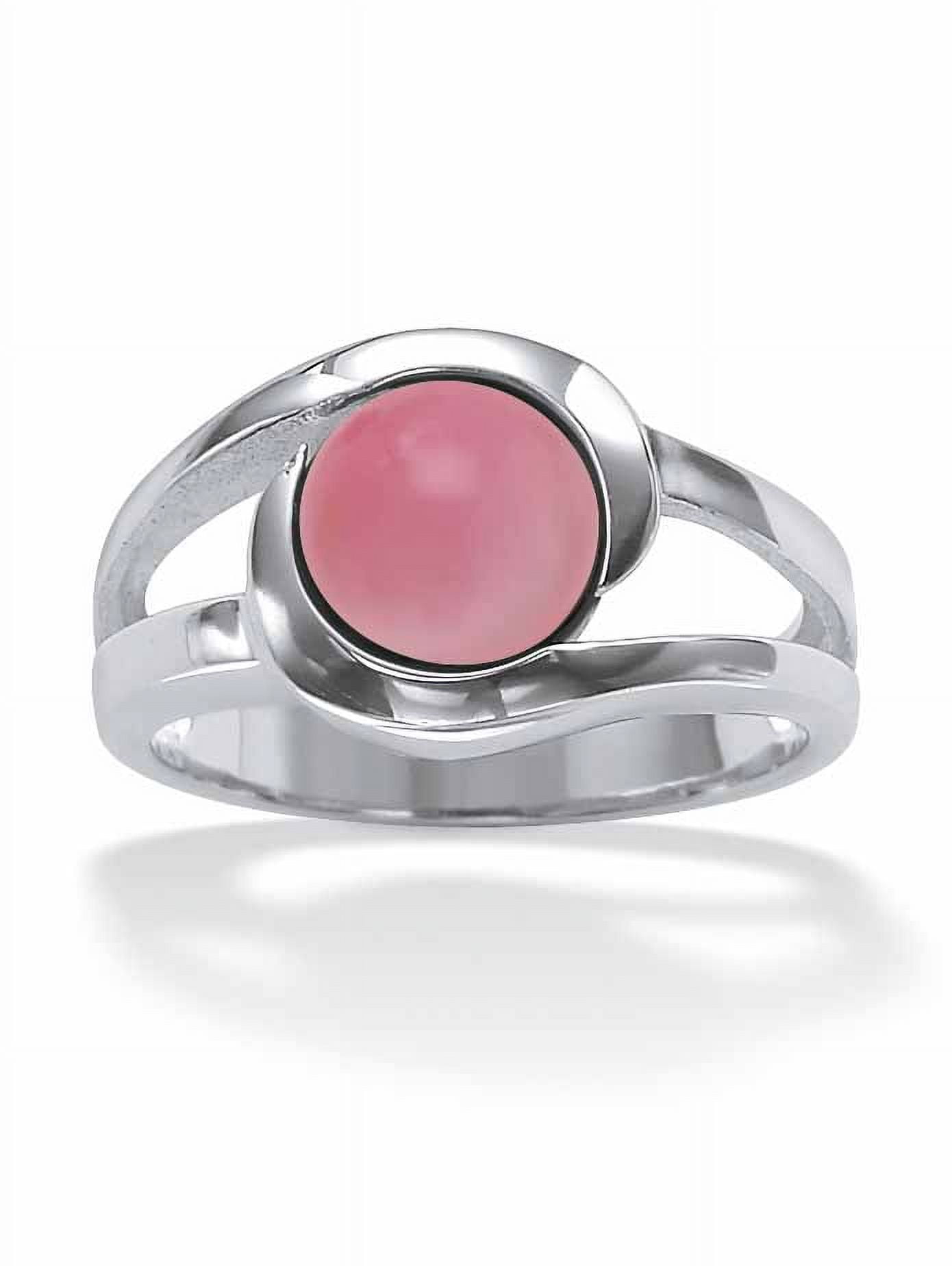 Sterling silver round multicolor genuine agate and simulated cat's eye 14 piece set interchangeable ring deals