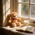 thumbnail image 5 of Teddy Bear with Red Bow Stuffed Animals Plush Toy for Children Girlfriend Family Congratulations Baby Shower Birthday 11in, 5 of 6