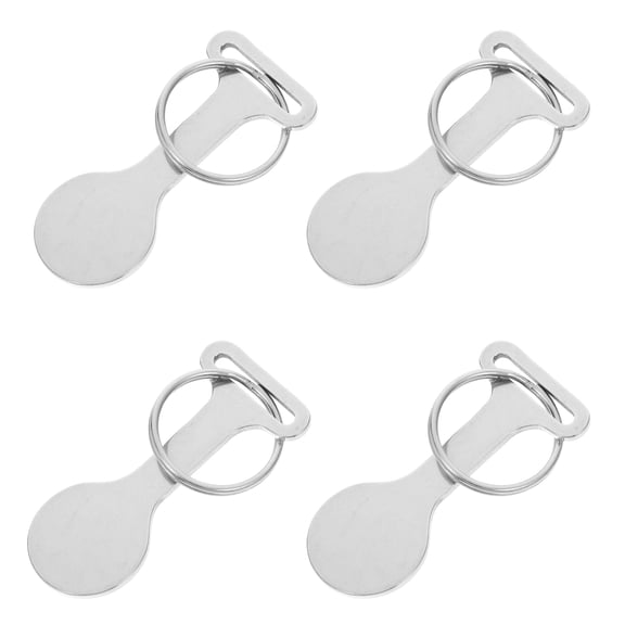 CATIEBYE Metal Cart Quarter Keychain Durable 4Pcs