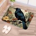 thumbnail image 5 of Crow Polyester Non-Slip Office Chair Mat Bath Rugs Floor Rugs Machine Washable, 5 of 6