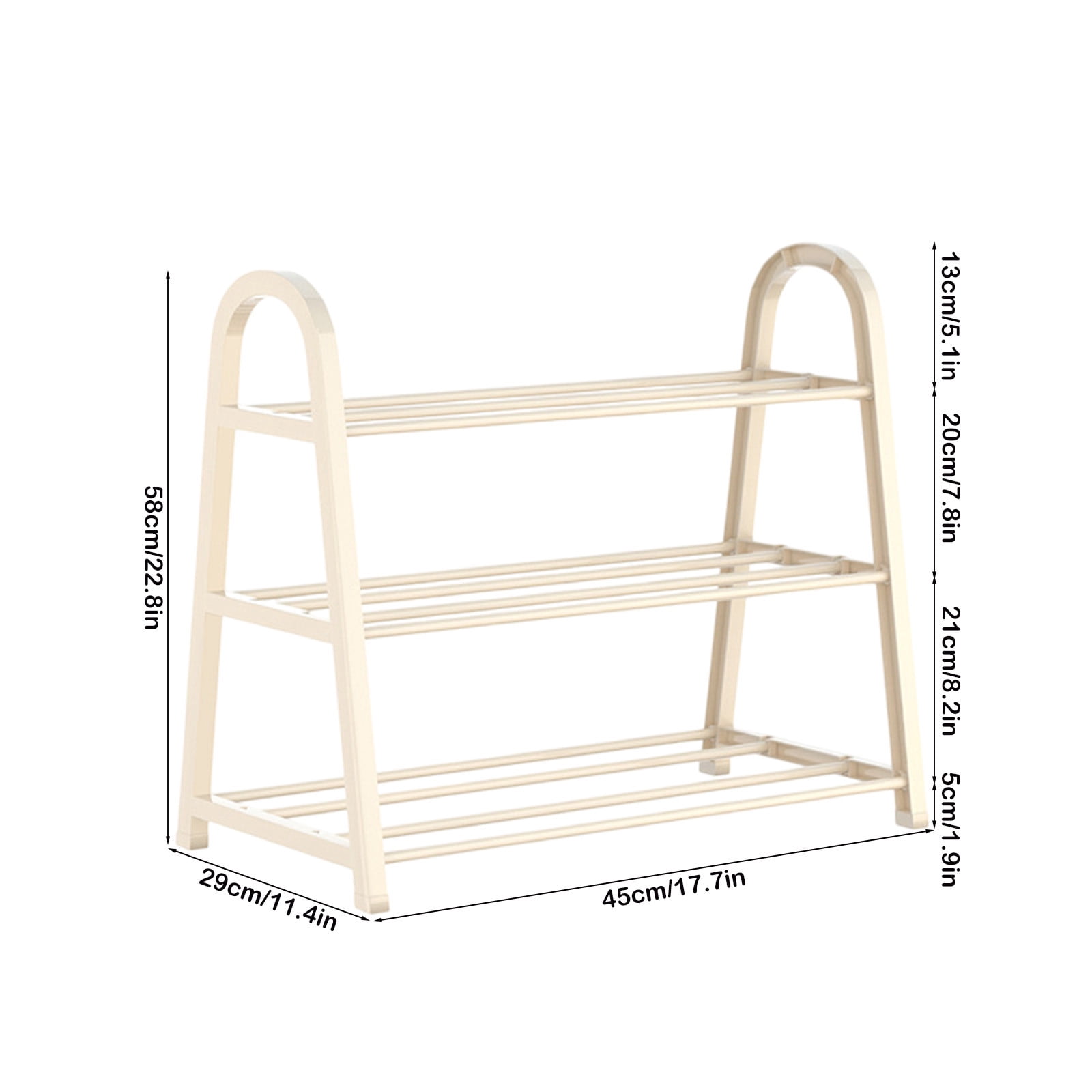 FAMTKT A-Line Shoe Rack Doorway Shoe Organizer Multilayer Shoe Rack No Installation Entrance Shoe Rack Dirtproof Storage Shoe Rack