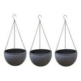 thumbnail image 1 of Maceta colgante Advancent 3 piezas gris, 1 of 6