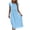 Light Blue, variant on Summer Dresses Babydoll Maxi Dress Empire Waist Beach Vacation Sundresses 2026 (Grey,3XL)