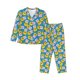thumbnail image 1 of Fotbe Lovely Duck Conjunto de Pijama de Manga Larga para Mujer con Estampado, Ropa de Dormir de 2 Piezas, Conjunto de Casa Suave y Cómodo con Bolsillos-XX-Large, 1 of 7