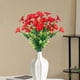 thumbnail image 5 of Flores artificiales, flores falsas, flores de imitación, flores simuladas, hierba acuática, hierba de primavera de plástico, acabado violeta, seda impresa, pequeña flor artificial, decoración, rosa si, 5 of 6