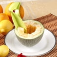 thumbnail image 4 of OIUR Melon Cutting Tool Fruit Cantaloupe Watermelon Cutter Slicer Cube Melon Divider Peeler for Home Party Camping Kitchen Gadget, 4 of 7