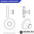 thumbnail image 2 of HOME SO Ganchos con ventosa para regadera, ba&ntilde;o, cocina, puerta de vidrio, espejo, azulejo &ndash; Soporte para lufa, toalla, abrigo, bata de ba&ntilde;o para colgar hasta 15 lbs &a, 2 of 7