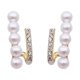 thumbnail image 2 of Guardurnaity 1 par de pendientes para mujer, joyería de perlas de cristal, exquisitos pendientes para madre, accesorio para boda, fiesta de Ropa, zapatos y accesorios Miscelánea, 2 of 6