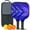 Black-1, variant on Pickleball Paddles Set Of 2, Fiberglass Surface, Thunder, Speed Print, 4 Balls & Bag