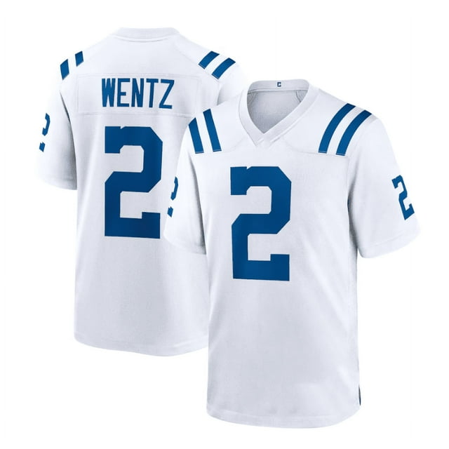 Men's Indianapolis Colts Football Jersey RICHARDSON 5# TAYLOR 28# WENTZ 2# Adult Sport Jersey