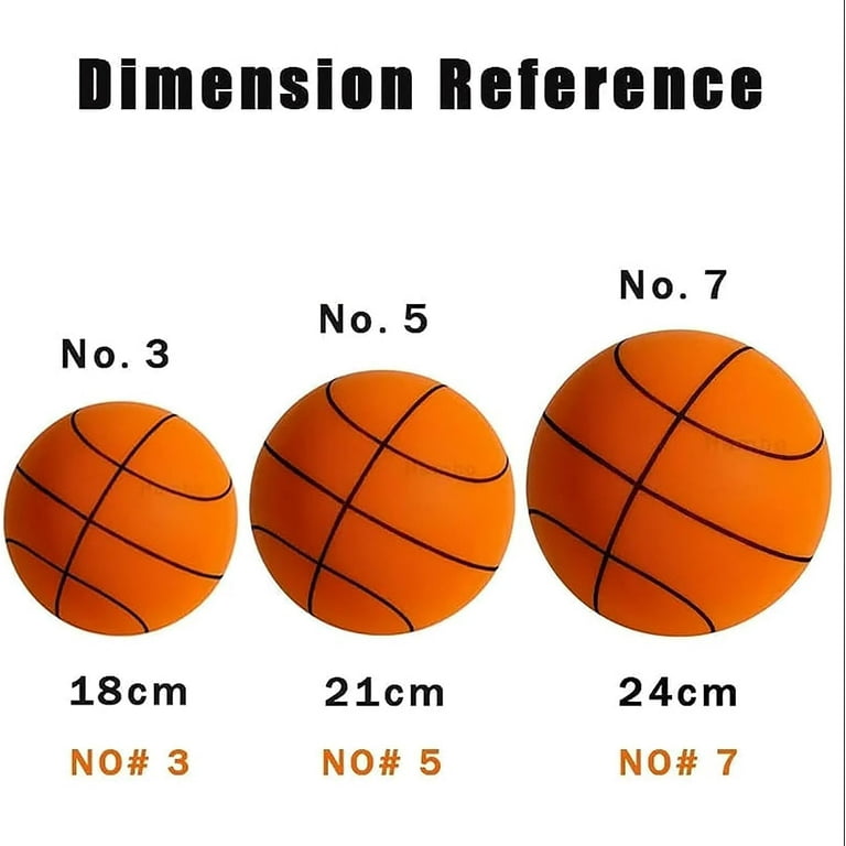 The Official Silent Basketball | Size 7 (29.5) ; Airless Foam Basketball  for Quiet Dribbling and Indoor Training
