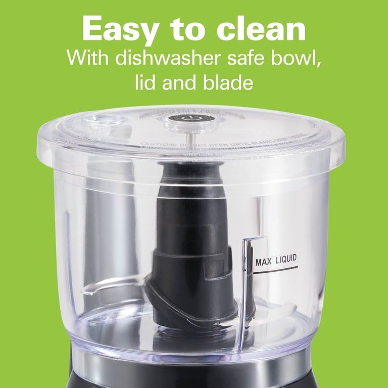 Hamilton Beach Stack & Press Electric Food Chopper, 3-Cup photo 5