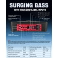 thumbnail image 6 of 10" 1200W Car Subwoofer, 2025 Upgraded Slim under Seat Powered Car Subwoofer, 6 of 9