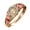 Red, variant on Ladies Floral Bangle Watch Rhinestone Round Dial Watch Elegant Quartz Wristwatch Sparkly Women Timepiece Gift for Mom Wife