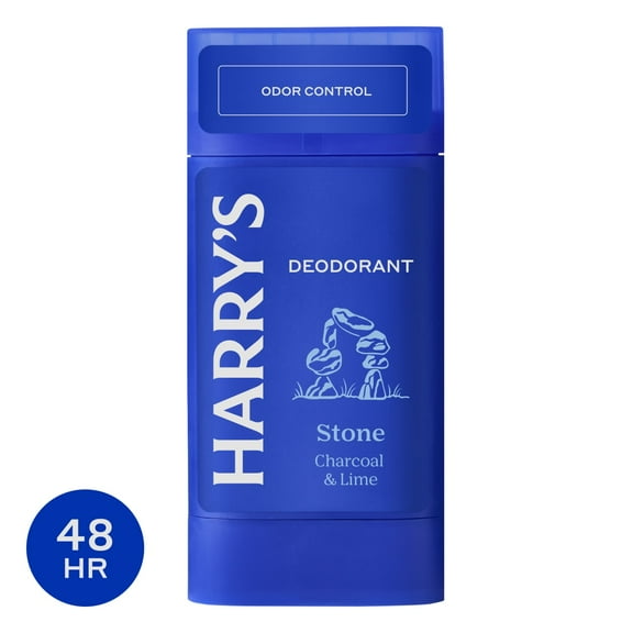 Harry's Aluminum-Free Deodorant for Men, Odor Control, Stone, 2.5 oz