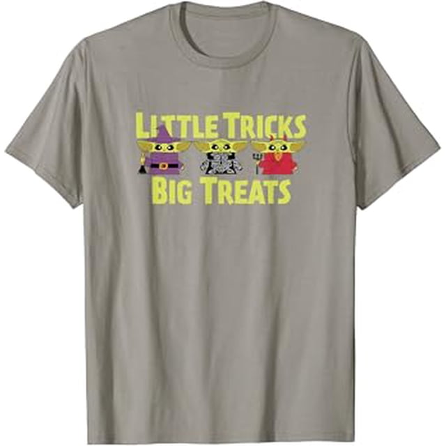 Onimn le Mandalorien T-Shirt Graphique d'Halloween Effrayant Grogu