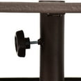 thumbnail image 5 of California Umbrella Sunmaster Series Aluminum Side Table with Umbrella Stand Fillable Base with Bronze, 5 of 7