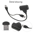 thumbnail image 2 of USB 2.0 to IDE S- 2.5/3.5 inch Adapter For HDD/SSD Laptop Hard Disk Drive Converter Cable, 2 of 8