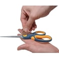 thumbnail image 2 of Westcott 8-inch Titanium Bonded Non-Stick Straight Scissors, Yellow, 3-Pack, 2 of 8