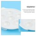 thumbnail image 2 of Miangastore 2Pcs Baking Pan Conch Baking Dish Snail Dish Practical Barbecue Pan (White), 2 of 8