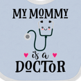thumbnail image 4 of Inktastic Mommy is a Doctor Baby Girls Baby Bib, 4 of 4