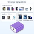thumbnail image 7 of Hootek USB C Charger Block 4 Pack Fast Charging Adapter 20W Wall Charger Quick Charger Adapter USB Charger Block Fast Charger Plug Phone Charger Compatible with iPhone 15 Sumsung Galaxy, Purple, 7 of 7