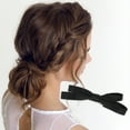 thumbnail image 2 of Unique Bargains 1 Pc Bow One Hair Clips Hairdo Clip for Home Black, 2 of 5