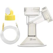 Swing Tubing and Breast Pump Kit for Medela Swing Breastpump. Inc. 1 Medium Breastshield (Comparable to Medela Personalfit 24mm), 1 Valve, 1 Membrane, and 1 Replacement Tubing