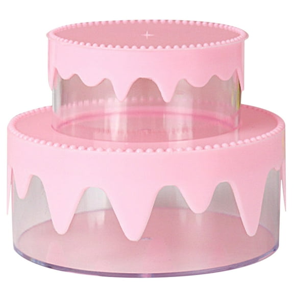 1Set Pink Plastic Stackable Storage Box for Girls Home Use Diy Material