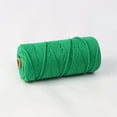 thumbnail image 1 of Namzi Cordón de macramé de 3 mm x 110 yardas, cuerda de algodón suave para macramé, suministros para manualidades, hilo de macramé para colgar plantas o colgar en la pared, color verde., 1 of 4