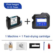 PC98 Mini Printer 28 Languages 12.7mm Portable Printer Handheld Inkjet Printer QR Bar Code Date Logo Expiry Date
