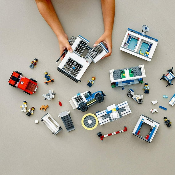 LEGO City 60246 Toy Police Station Block Building Set Playset with 7 Minifigures Walmart