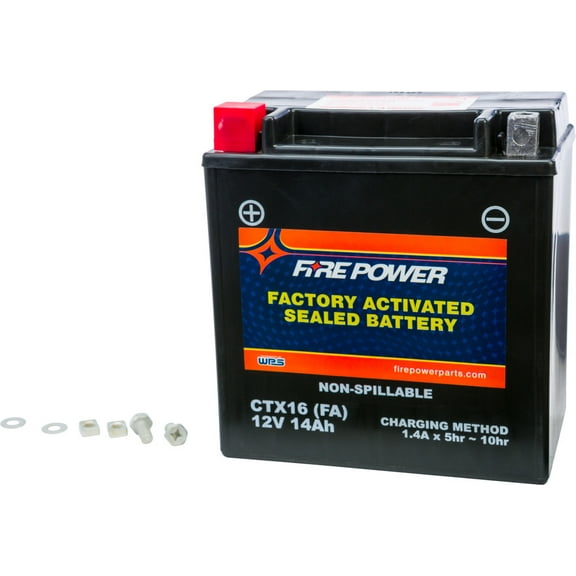 Fire Power Sealed Factory Activated Battery CTX16-BS (FA) Compatible With Suzuki VZR1800B M109R Boulevard B.O.S.S. 2014-2017