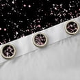 thumbnail image 4 of Homewish Cheetah Print Girl Black Out Curtains,Black Pink Curtains Pack of 2 (42x63 Each),Bling Glitter Bedroom Curtains,Microfiber Bedroom Decor, 4 of 6