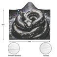 thumbnail image 3 of Soft Plush Black Snake Wearable Blanket Hoodies for Couch Office Cool Snakes Hooded Blankets for Women Men Adults Snake Lovers Decor Birthday Gifts 60×80 Inch, 3 of 5
