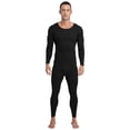 thumbnail image 3 of Moggemol Ensemble Thermique d'Hiver pour Homme, Couche de Base Douce avec Encolure Ronde pour la Randonnée en Plein Air Noir 4TG, 3 of 6