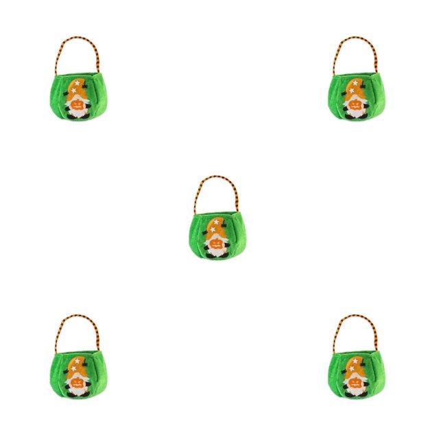 Wosthever Bolsa de regalo de Halloween Atmósferas de tela reutilizables Bolso de dulces Galletas Bolsa de refrigerio festivo Saco Suministro de accesorios Type2 NO2 Wosthever CBP442644