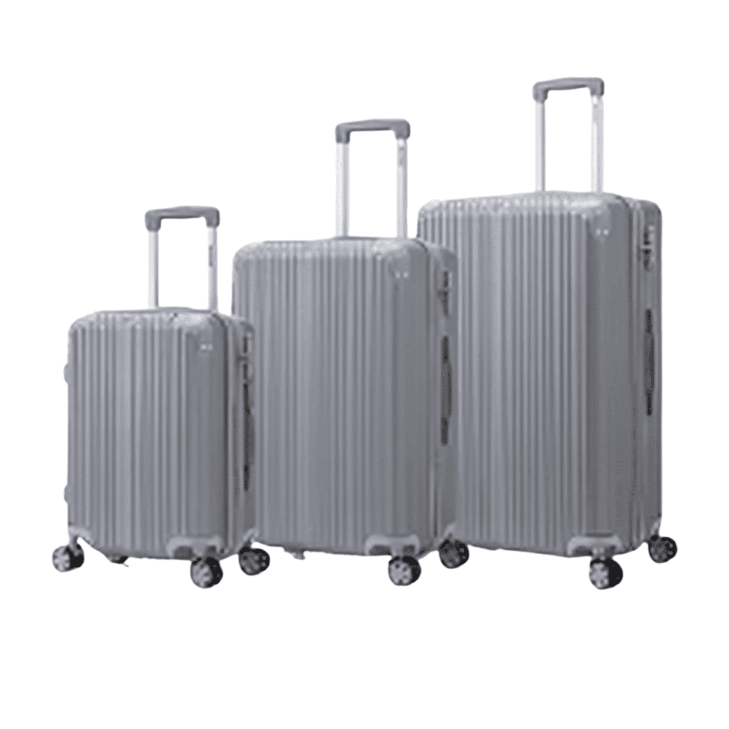 Dejuno Aurora Lightweight Denim 3-Piece Spinner Luggage Set