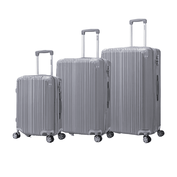 3-Piece Expandable Spinner Luggage Set – 20″, 26″ & 30″