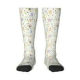 thumbnail image 2 of Lsque Flower Rabbit Printed Crew Socks Men's Women's LightWeight Thin Casual Calf Socks ,Knee High Socks,Cotton Socks, 2 of 9