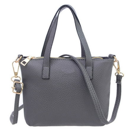 Women Mini PU Handbag Tote Shoulder Bag Crossbody Bag for...