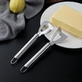 thumbnail image 4 of Food Grade Stainless Steel Cheese Slicer Cutter, Ergonomic Handheld Cheese Cutting Tool for Kitchen Use, 4 of 5