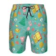 thumbnail image 3 of Vsdgher Happy Summer Men's Beach Shorts, Surfing shorts, Swim trunks, Quick Dry Swim Trunks for Surfing Beach Fun -Medium, 3 of 6