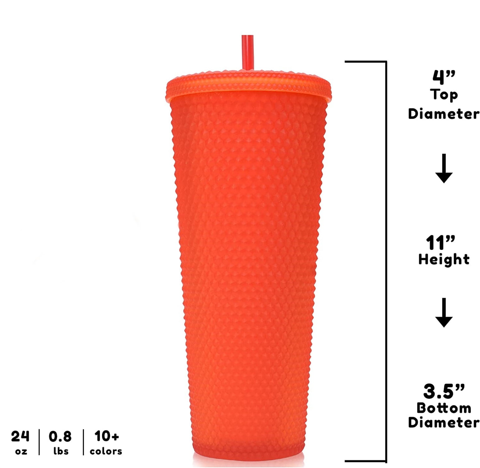 Cleveland Browns 24oz. Iridescent Studded Travel Tumbler with Straw