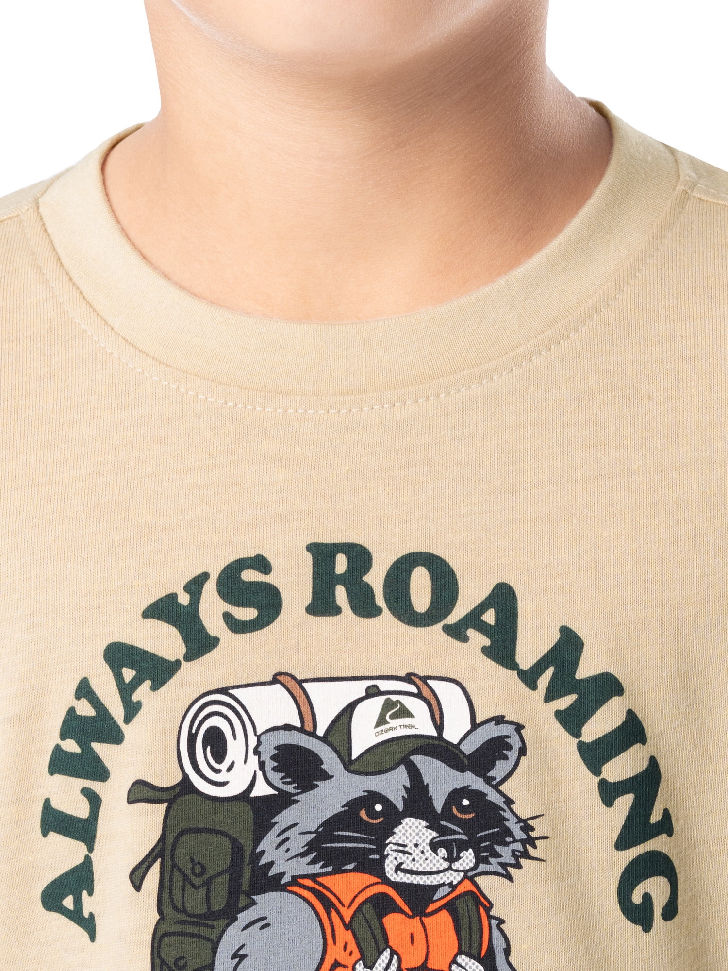 Ozark Trail Boys Graphic Tee with Short Sleeves, Sizes XS-XXL