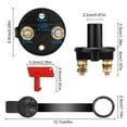 thumbnail image 2 of PrePat 2X 12V Battery Isolator Disconnect Cut Off Power Kill Switch for Car Truck Boat, 2 of 9