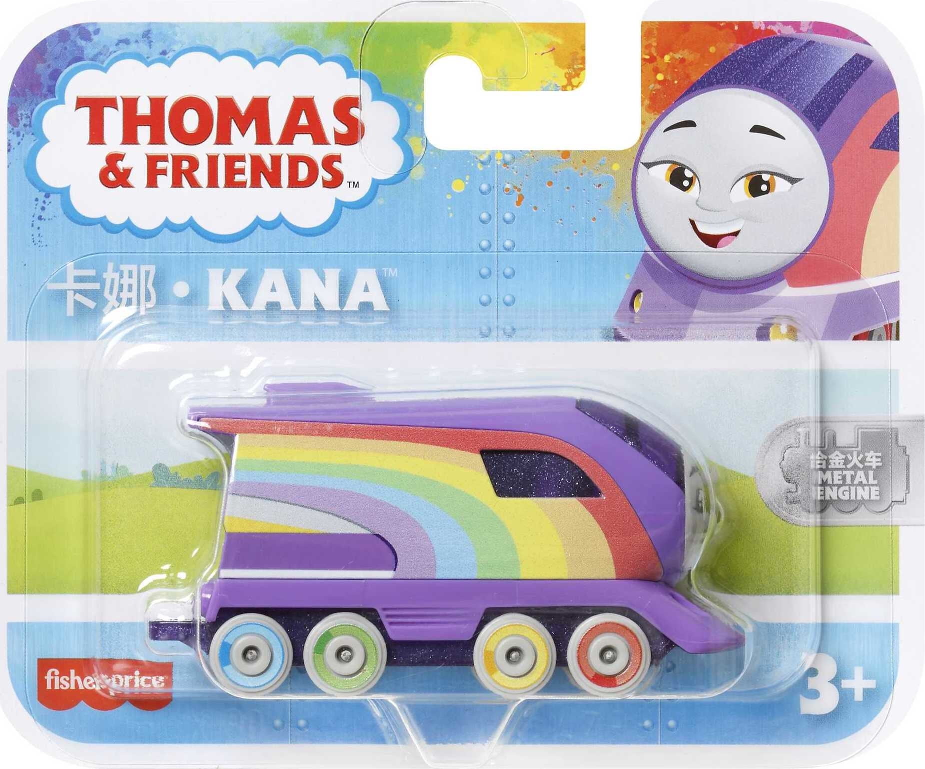Thomas Friends Rainbow Kana Engine Push Along Toy Train Walmart
