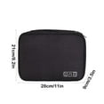 thumbnail image 3 of Travel Cable Organizer under $5! kkbbma Electronics Organizer Travel Cable Storage Bag Tech Accessories Case Portable Cord Charger Power Bank Hard Drive Earbuds Organizer, 3 of 6